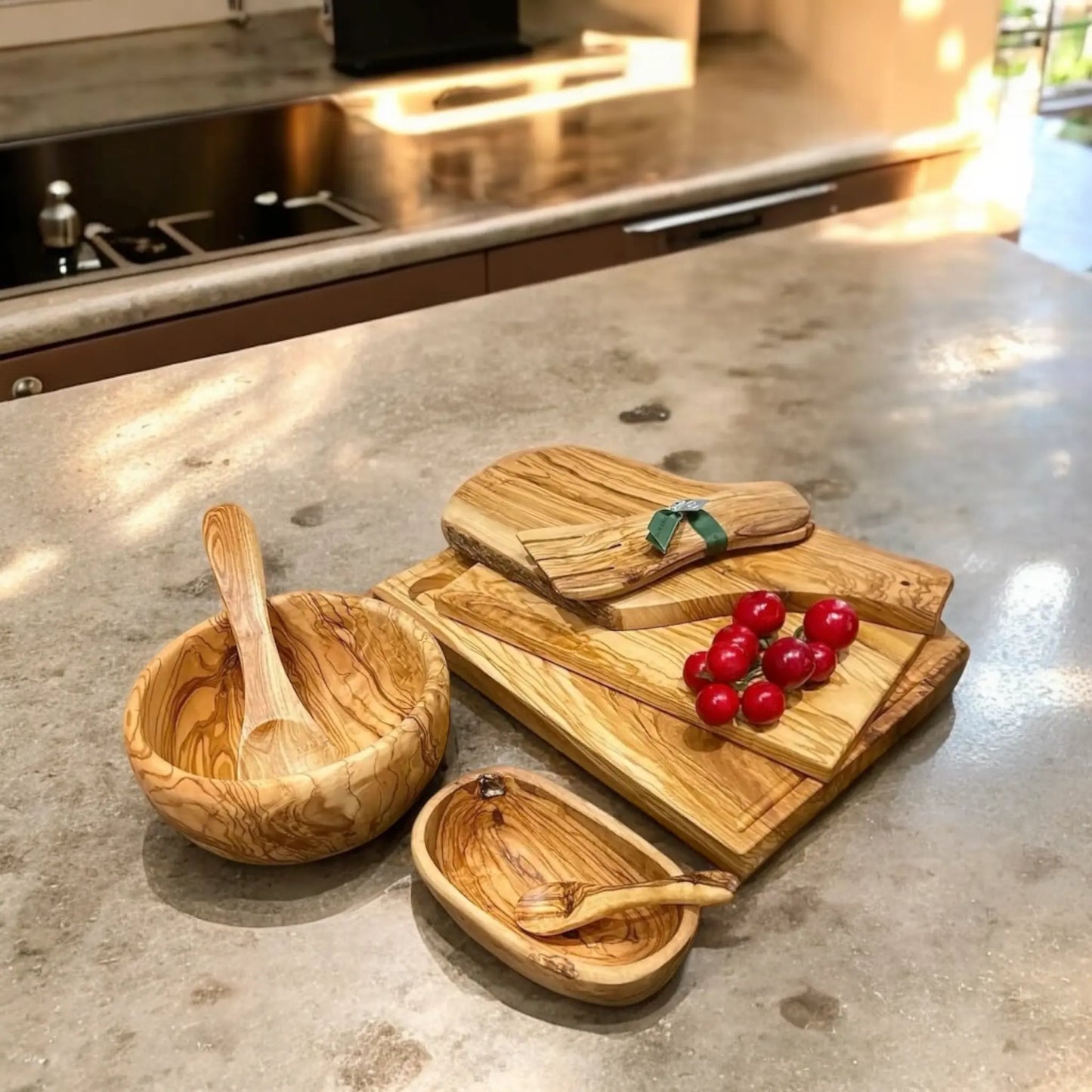 Olivenholz Schneidebrett Rechteck