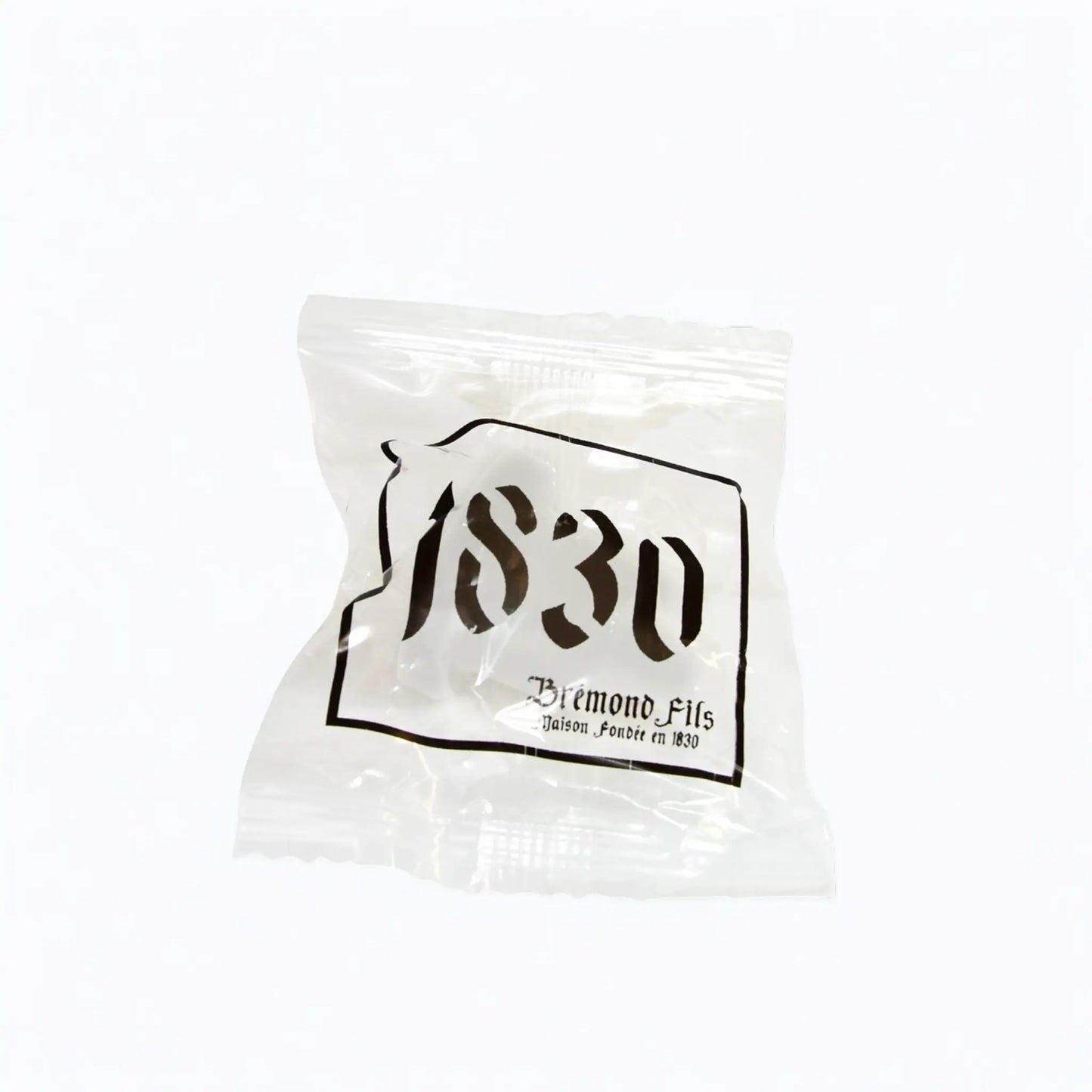 Maison Brémond Ausgießer in Originalverpackung – Ein transparenter Ausgießer in einer Verpackung mit „1830 Brémond Fils“-Aufdruck, passend für Olivenöldosen.