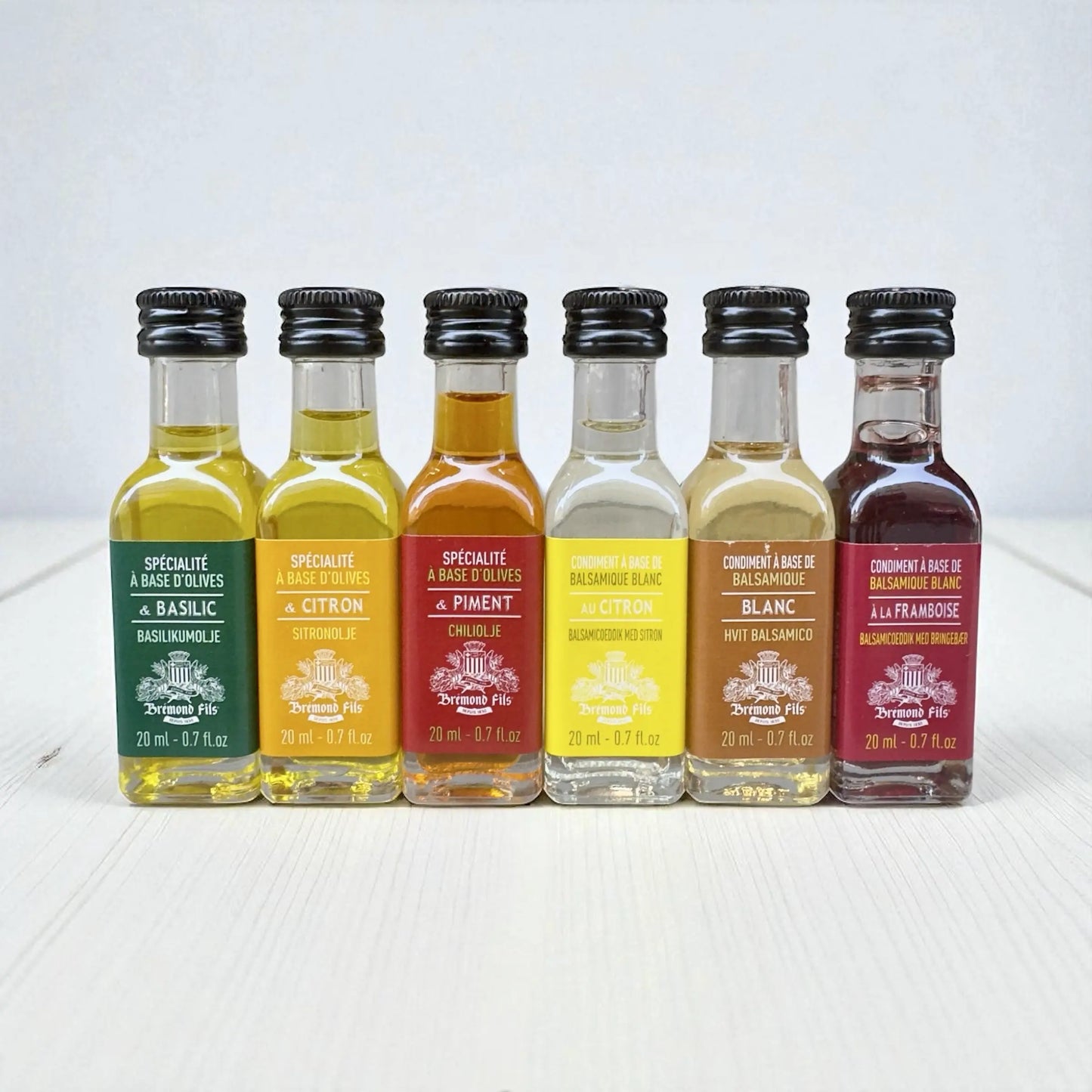 Olivenoel - Essig Geschenkset - Test the Best – Mini Probierset (6 × 20 ml)