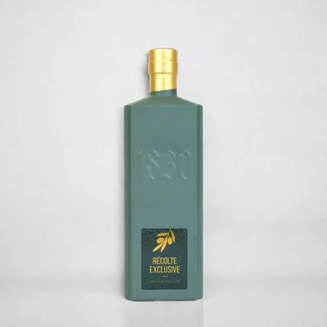 Designerflasche Bio Olivenöl aus Frankreich – Récolte Exclusive von Maison Brémond mit goldener Verschlusskappe