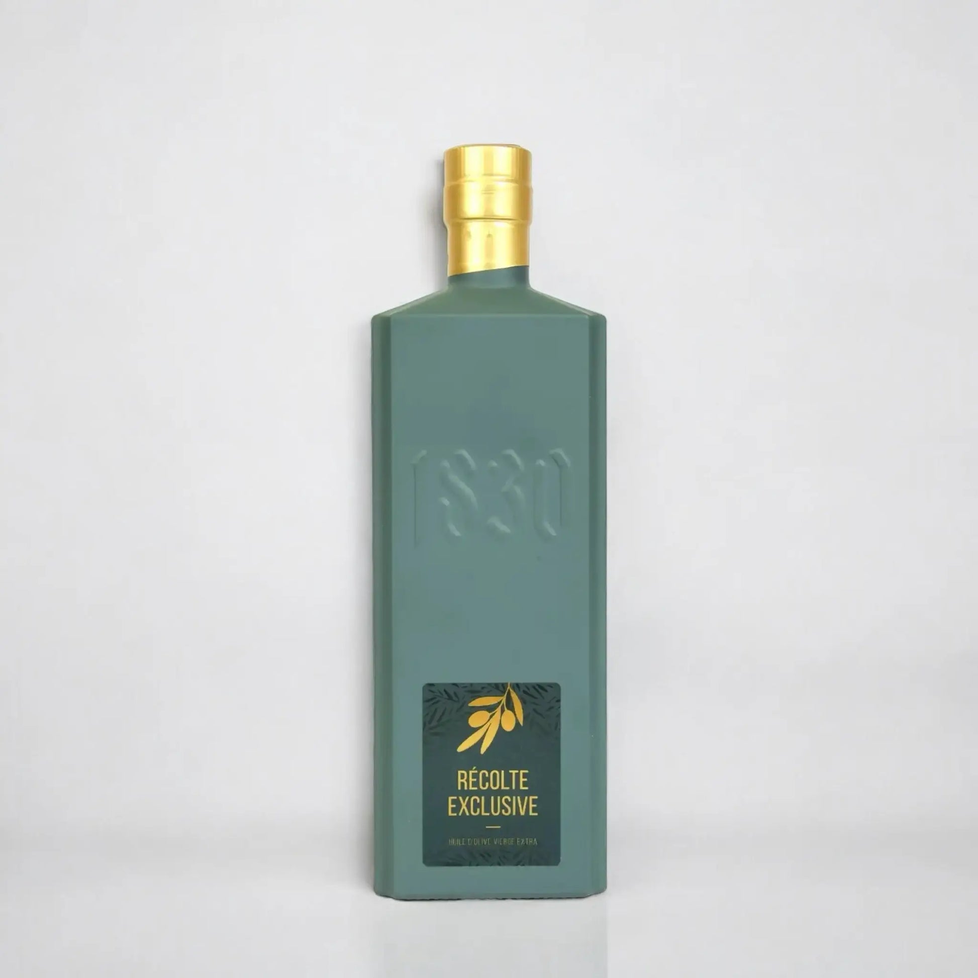 Designerflasche Bio Olivenöl aus Italien – Récolte Exclusive von Maison Brémond mit goldener Verschlusskappe