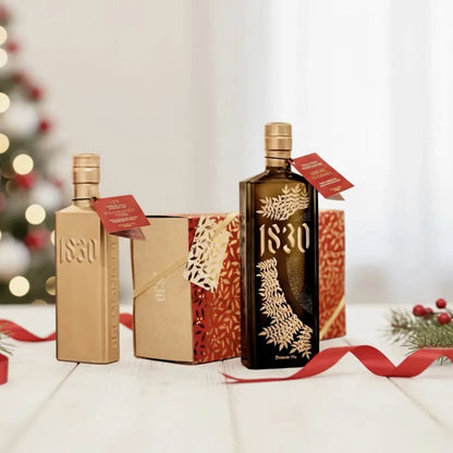 Luxuriöses Feinkost Geschenkset Weihnachten – Olivenöl und Balsamico Limited Edition von Maison Brémond 1830.