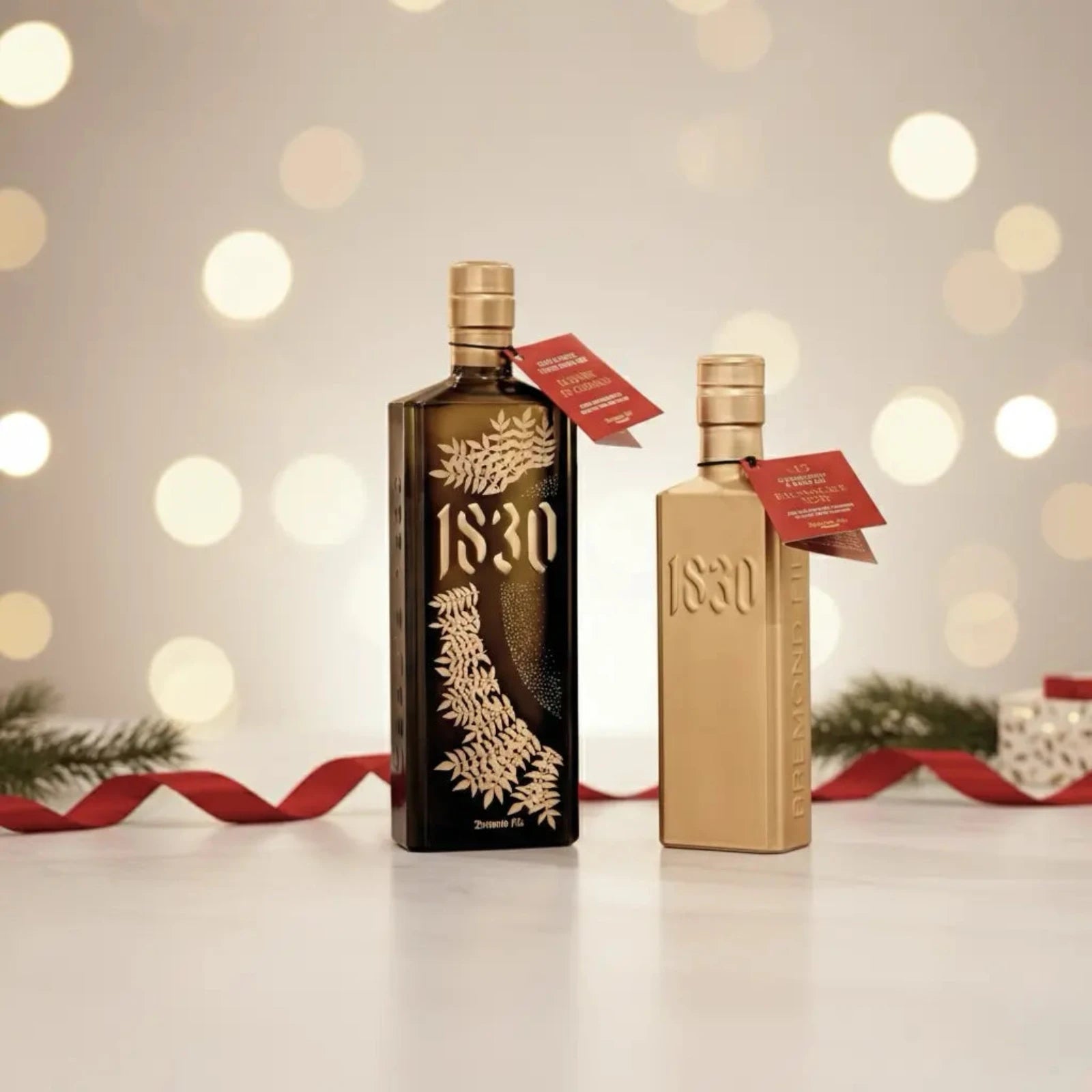 Maison Brémond 1830 Weihnachts-Edition – Geschenkset mit Bio Olivenöl Provence und lang gereiftem Balsamico Essig aus Modena.