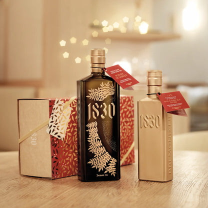 Exklusives Gourmet Geschenkset Weihnachten – Olivenöl Domaine de Gerbaud & 15 Jahre gereifter Aceto Balsamico aus Italien.