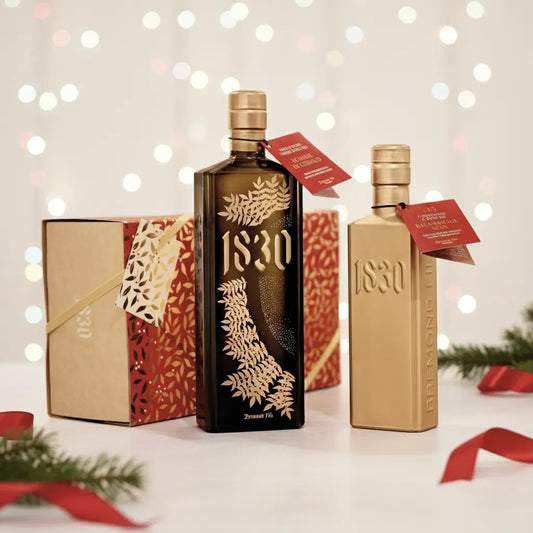 Weihnachts Geschenkset Maison Brémond – Bio Olivenöl AOP Provence & 15 Jahre Balsamico di Modena in edler Geschenkbox.