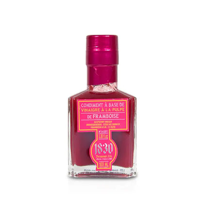 Himbeeressig mit Himbeerpüree 8 % Säure – Maison Brémond 1830 Feinkost Essig 100 ml Flasche