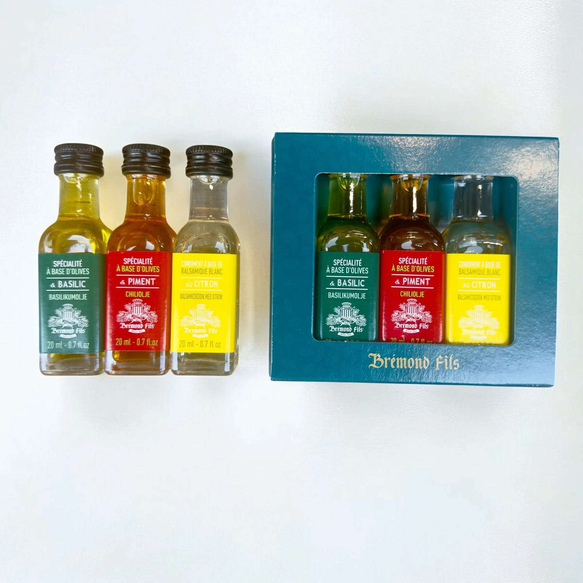 Olivenoel - Essig Geschenkset - Test the Best  – Mini Probierset (3 × 20 ml)