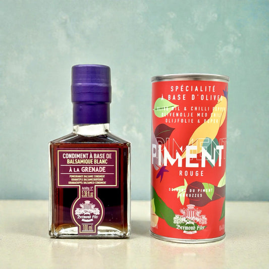 Geschenkset GOURMET. Granatapfel Essig - Olivenöl Chili