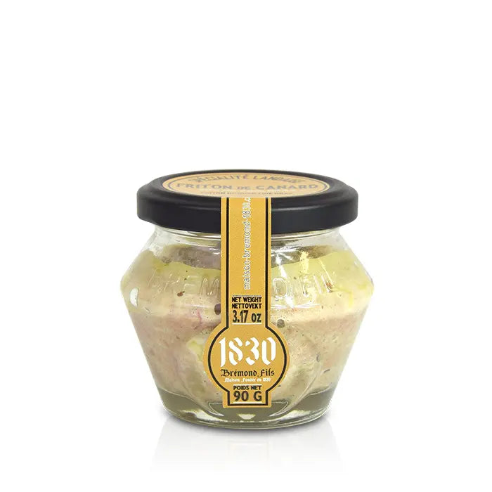 Friton de Foie Gras im Glas, französische Spezialität aus Ente, 90 g